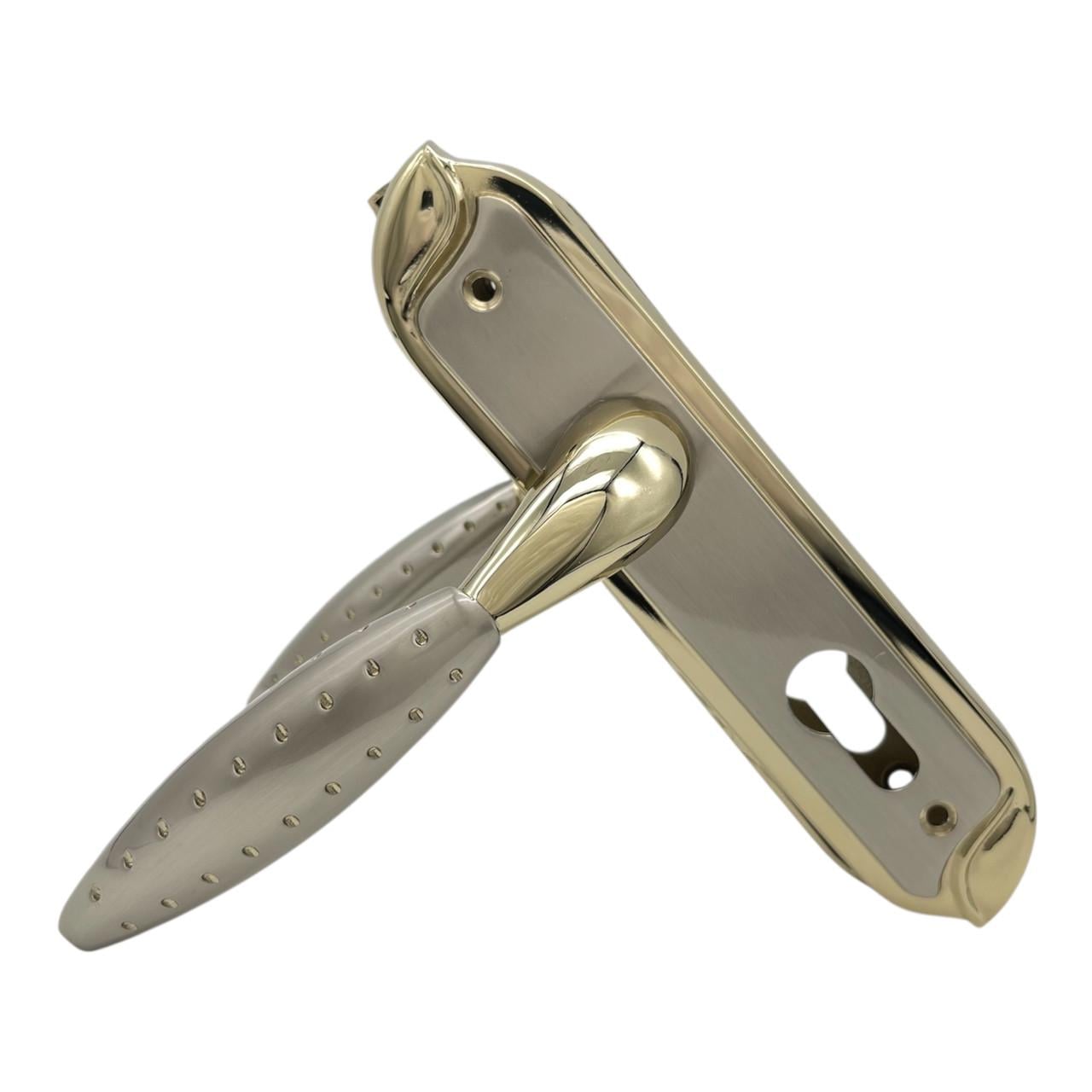 Дверные ручки межкомнатные под цилиндр Siba Milano Yale 62 мм Z01 3K 22 90 (320058)