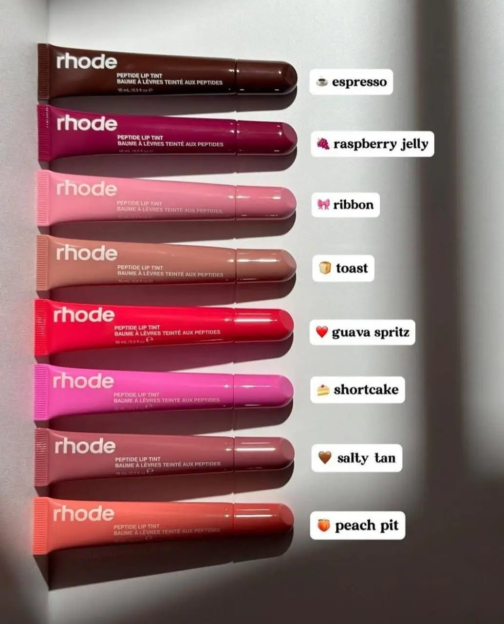 【fufub】 rhode ribbon Błyszczyk Rhode Peptide Lip Tint Ribbon