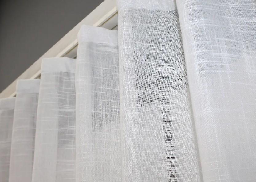 Тюль арка льон/макраме 270х160 см Білий/Бежевий (000к 51-199) - фото 4