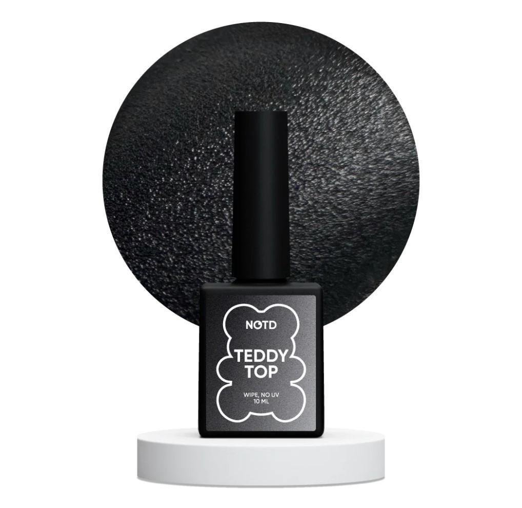 Топ із липким шаром Nails Of The Day Teddy top wipe матовий плюшевий без ультрафіолетових фільтрів 10 мл (2540063796)