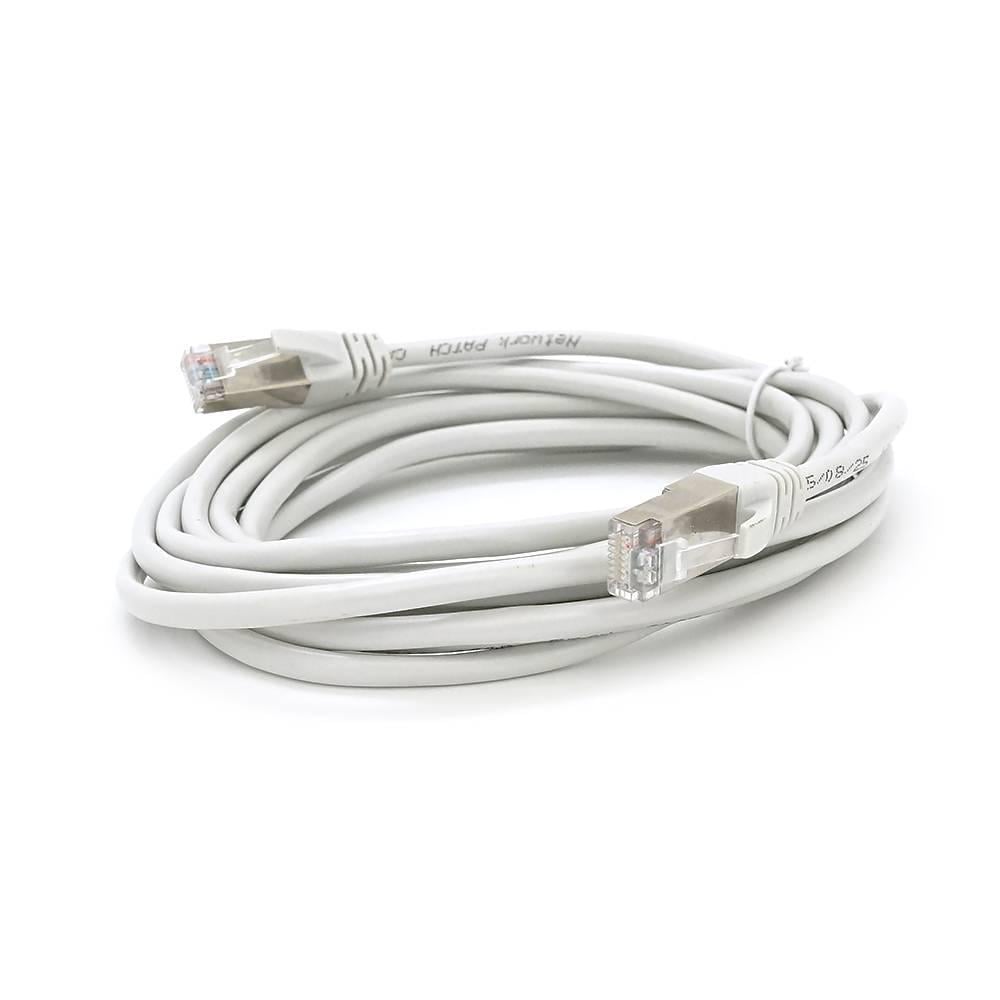 Патч-корд литий Merlion FTP RJ45 Cat,5e 3 м CU Q200 Сірий