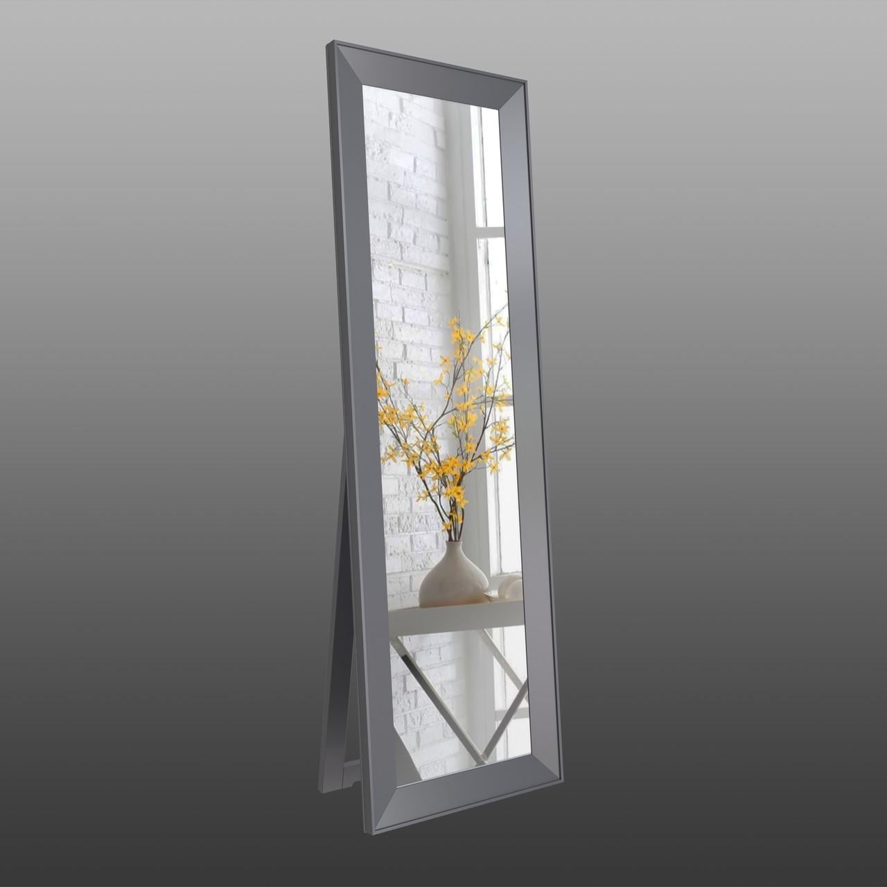 Зеркало напольное ростовое Art-com в пластиковой раме 190х60 см Серый Зеркало напольное ростовое Art-com в пластиковой раме 190х60 см Серый
