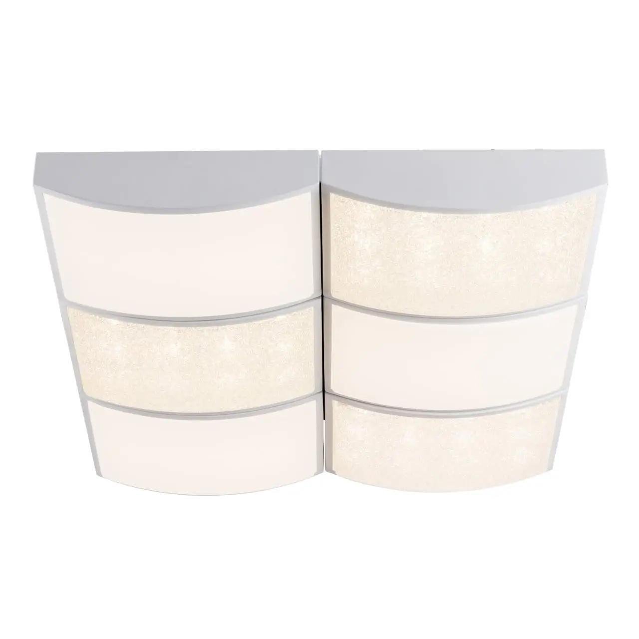 LED-люстра потолочная Sirius с пультом 3000/6500К IP20 PRD-C 0095-6 144W Белый (28687776)