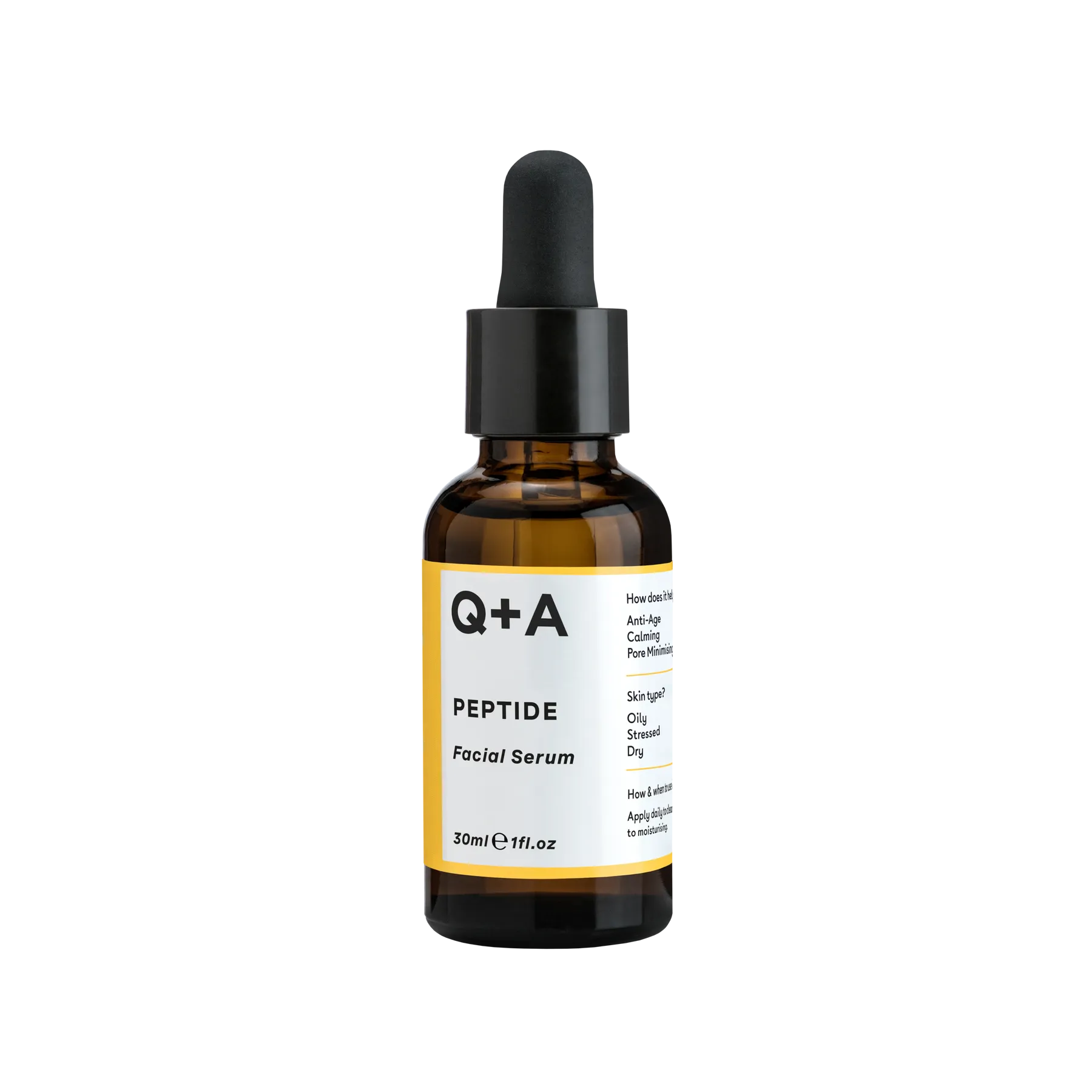 Сироватка для обличчя пептидна Q+A Peptide Facial Serum (Т000149) - фото 1