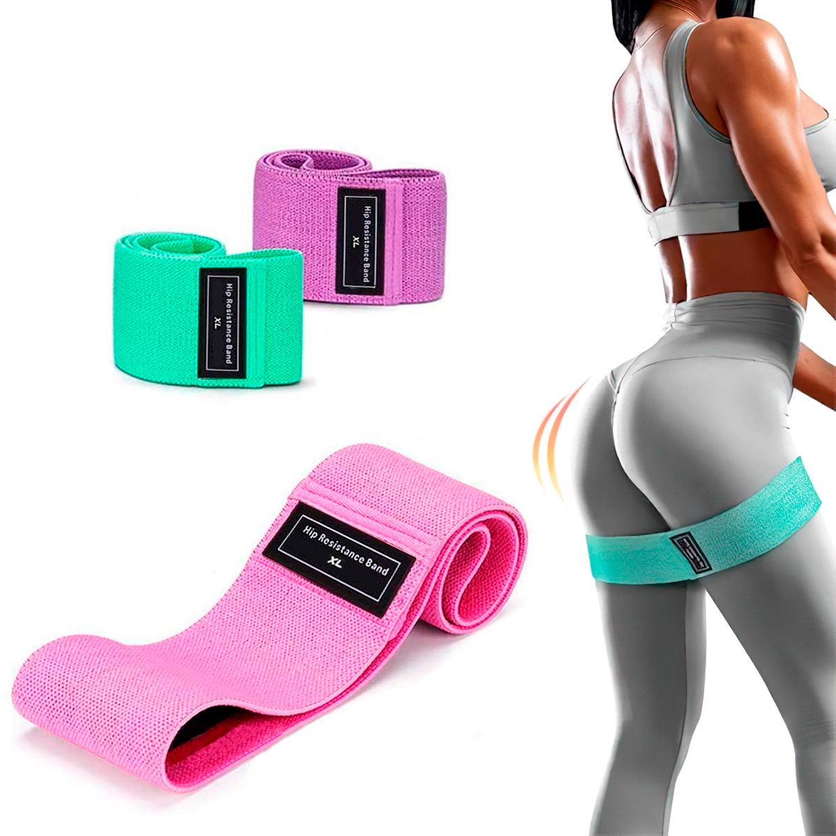 Гумки для фітнесу та спорту U-Powex Hip Resistance Band з чохлом 3 шт. (2532523235) - фото 8