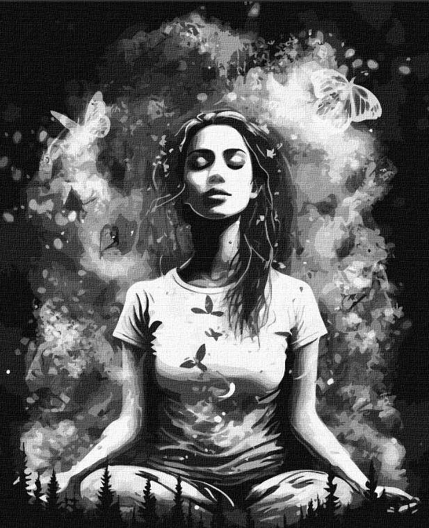 Картина по номерам Идейка В гармонии с миром 40х50 см (KHO2544)