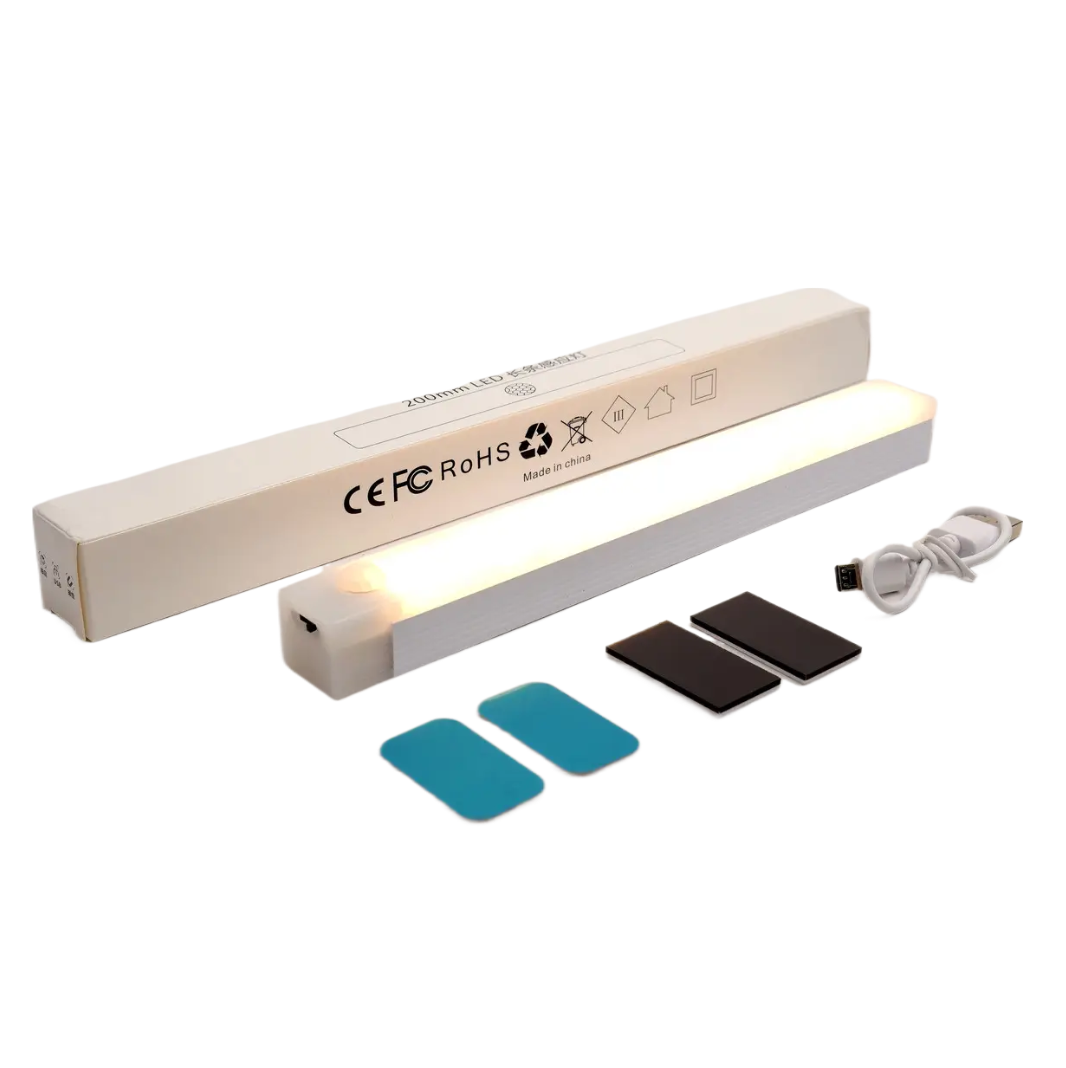 Светильник LED с аккумулятором и сенсором движения 6000K USB 5V 10 см (29193))
