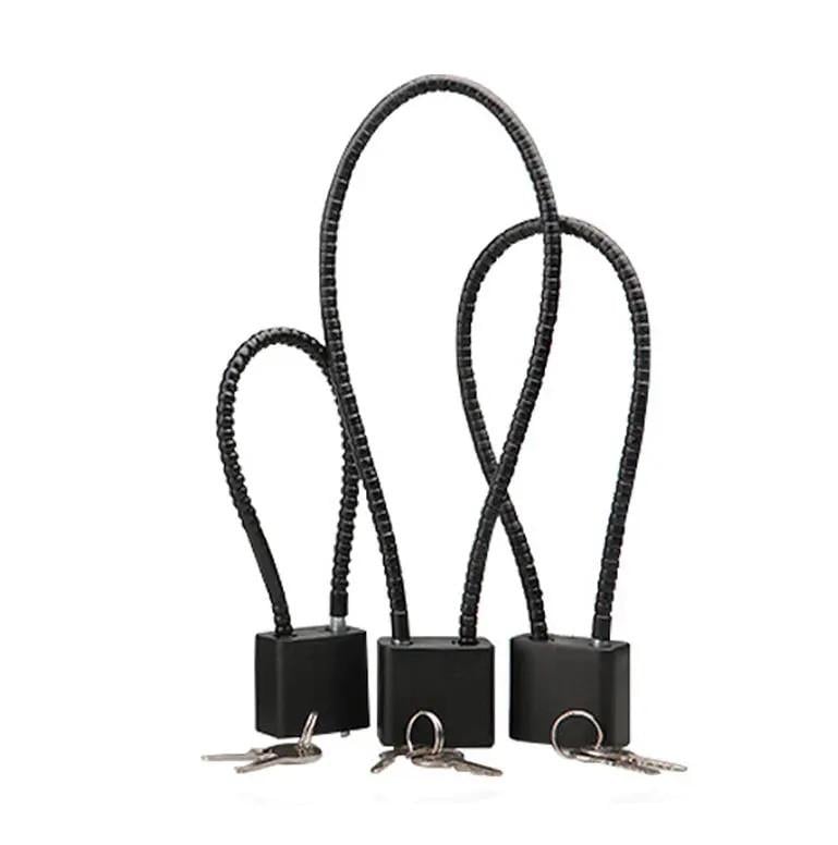 Замок навесной Solve с тросом 20 см Red (KT6009005) - фото 3 Замок навесной Solve с тросом 20 см Red (KT6009005) - фото 3