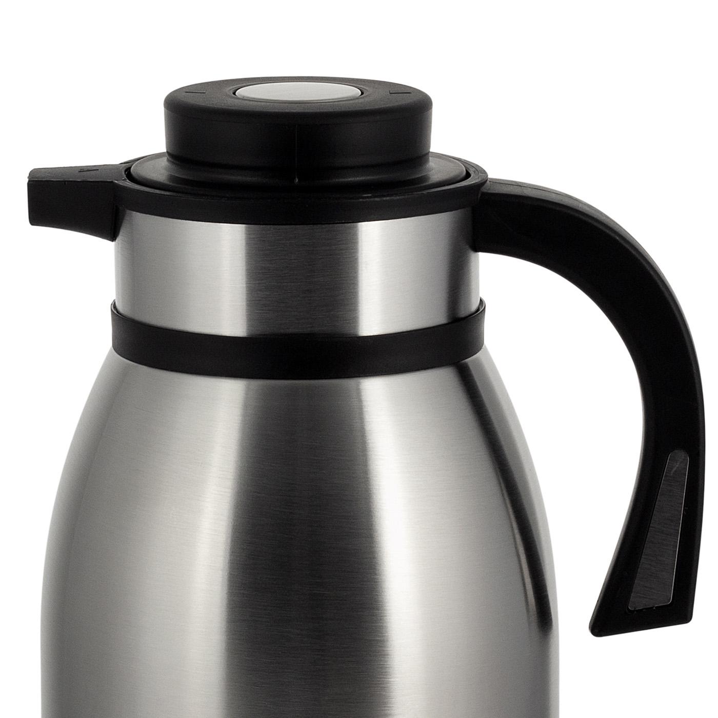 Термос конференция Kamille KM-2221 из нержавеющей стали 1500 мл с пластиковой крышкой и ручкой Сталь (150-84-2221) - фото 4 Термос конференция Kamille KM-2221 из нержавеющей стали 1500 мл с пластиковой крышкой и ручкой Сталь (150-84-2221) - фото 4