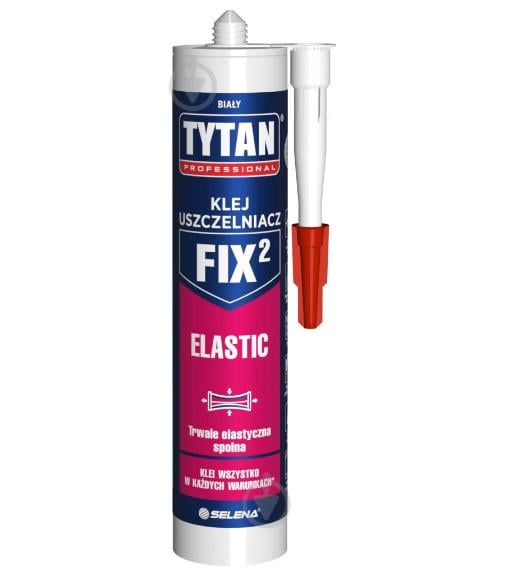 Клей-герметик Tytan Professional FIX2 Elastic 290 мл белый