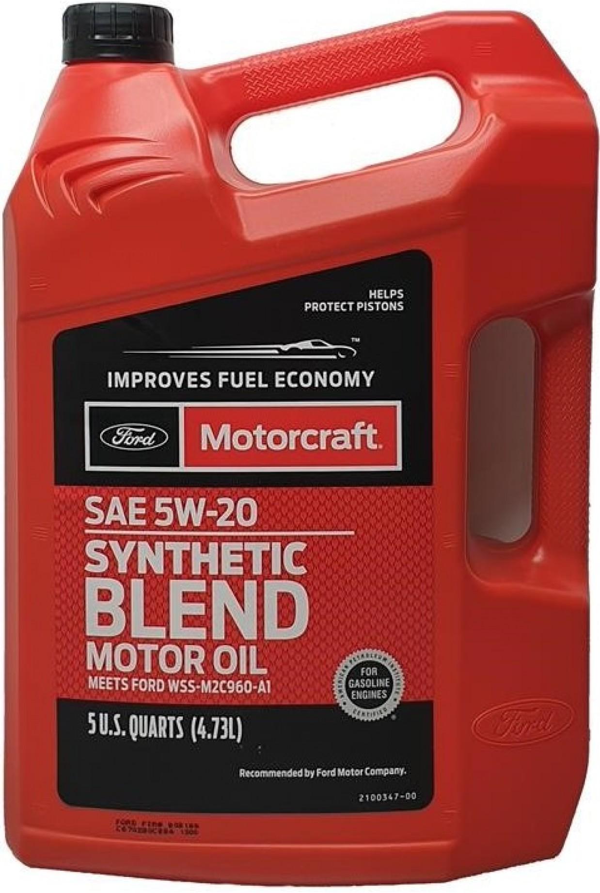 Масло моторное Ford Motorcraft Synthetic Blend Motor (XO5W205Q3SP)