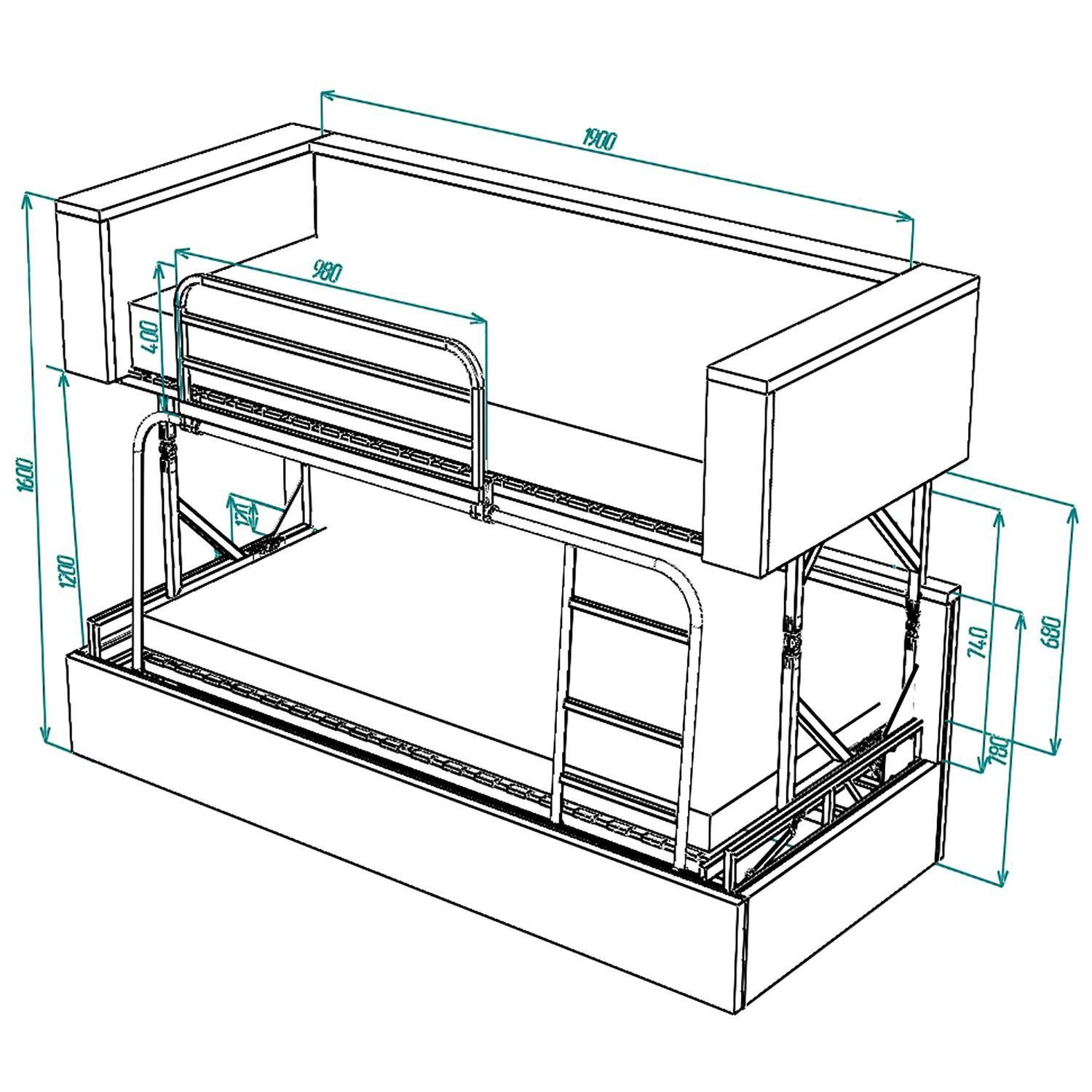 Диван-трансформер Knap Knap Rumi у вітальню Stone (S016012072) - фото 5 Диван-трансформер Knap Knap Rumi у вітальню Stone (S016012072) - фото 5
