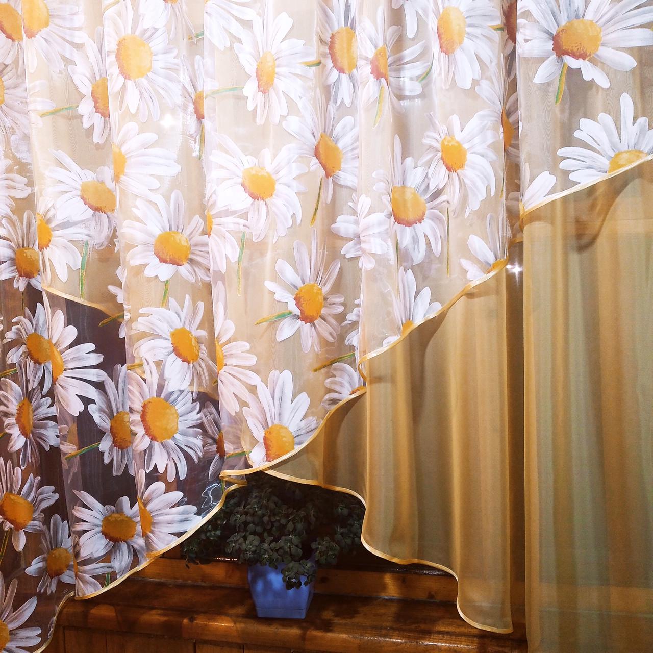 Штори Стелла Пісочний/Ромашка (1099168820) - фото 4