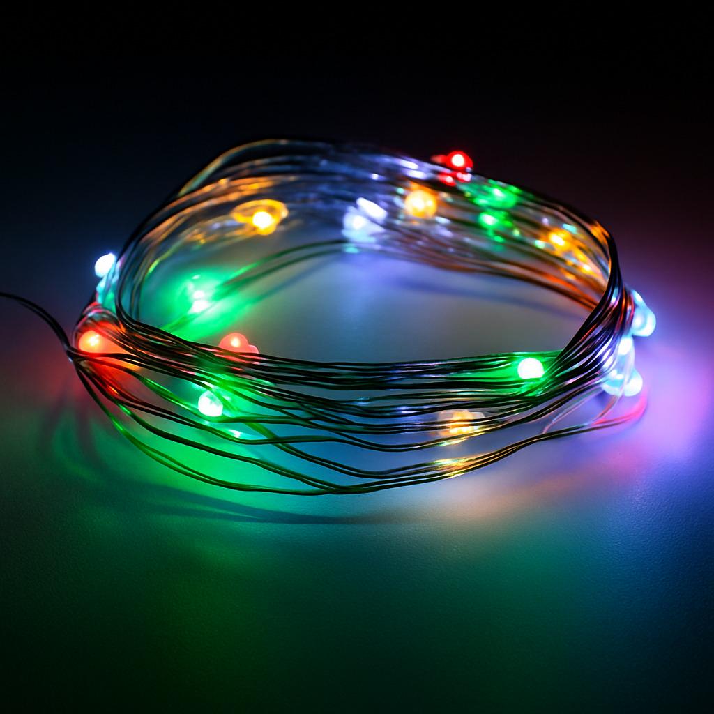 Гирлянда светодиодная с контроллером Colored 100 led 10 м (R88647-1)