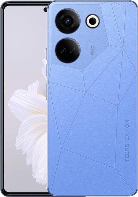 Смартфон Tecno Camon 20 Pro CK7n 8/256Gb NFC Blue
