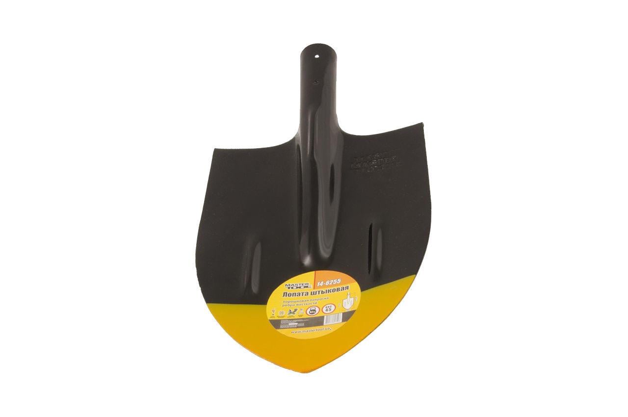 Лопата штикова Mastertool 210x290 мм x 0,7 кг Чорний (14-6255)