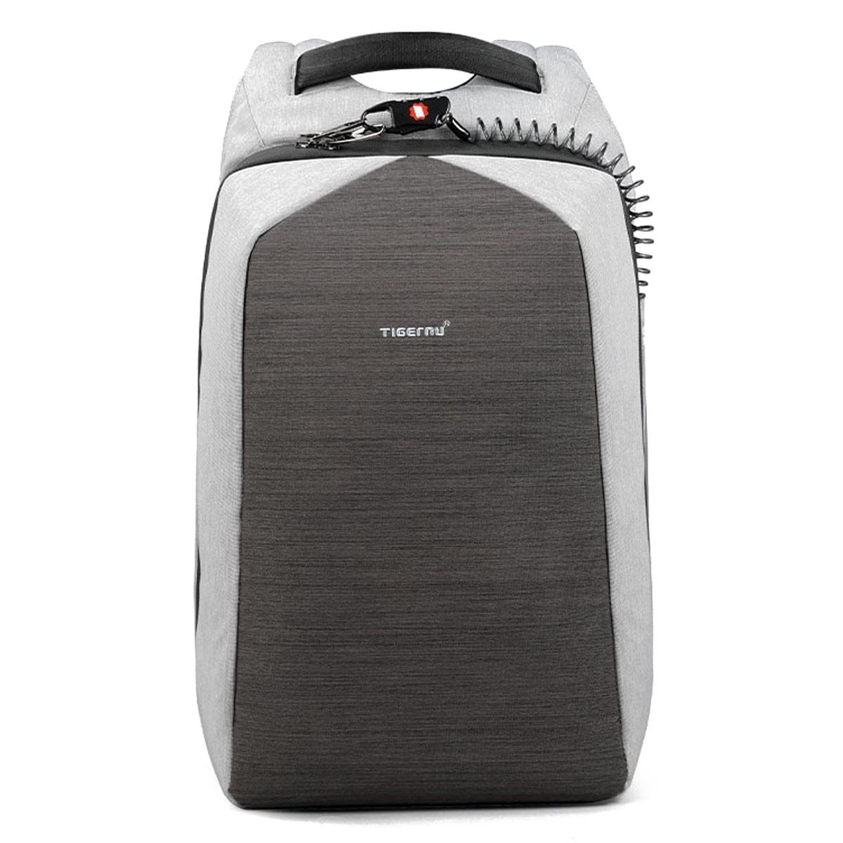 Городской рюкзак Tigernu T-B3361 для ноутбука 15,6" с USB 20 л Черный (TGN-T-B3361-1861)