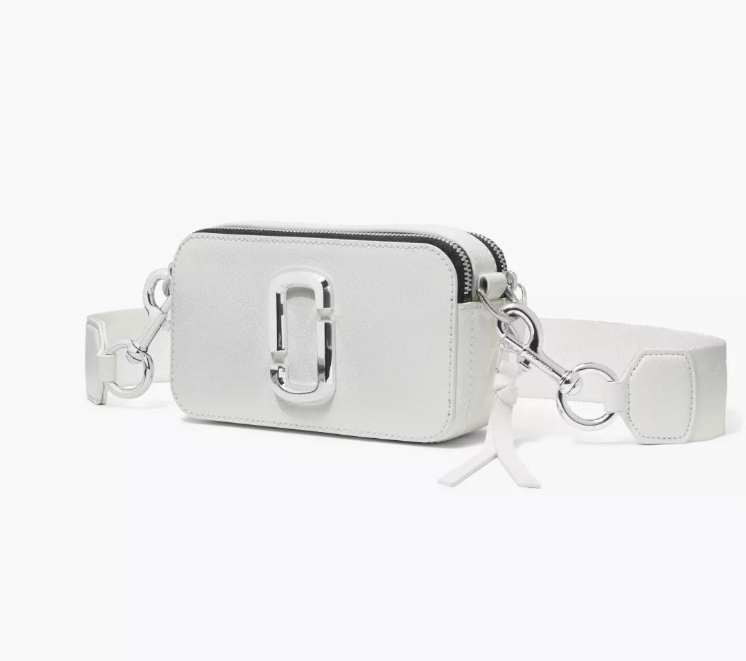 Сумка кожаная Marc Jacobs The Snapshot M0014867-100 White (3995609)