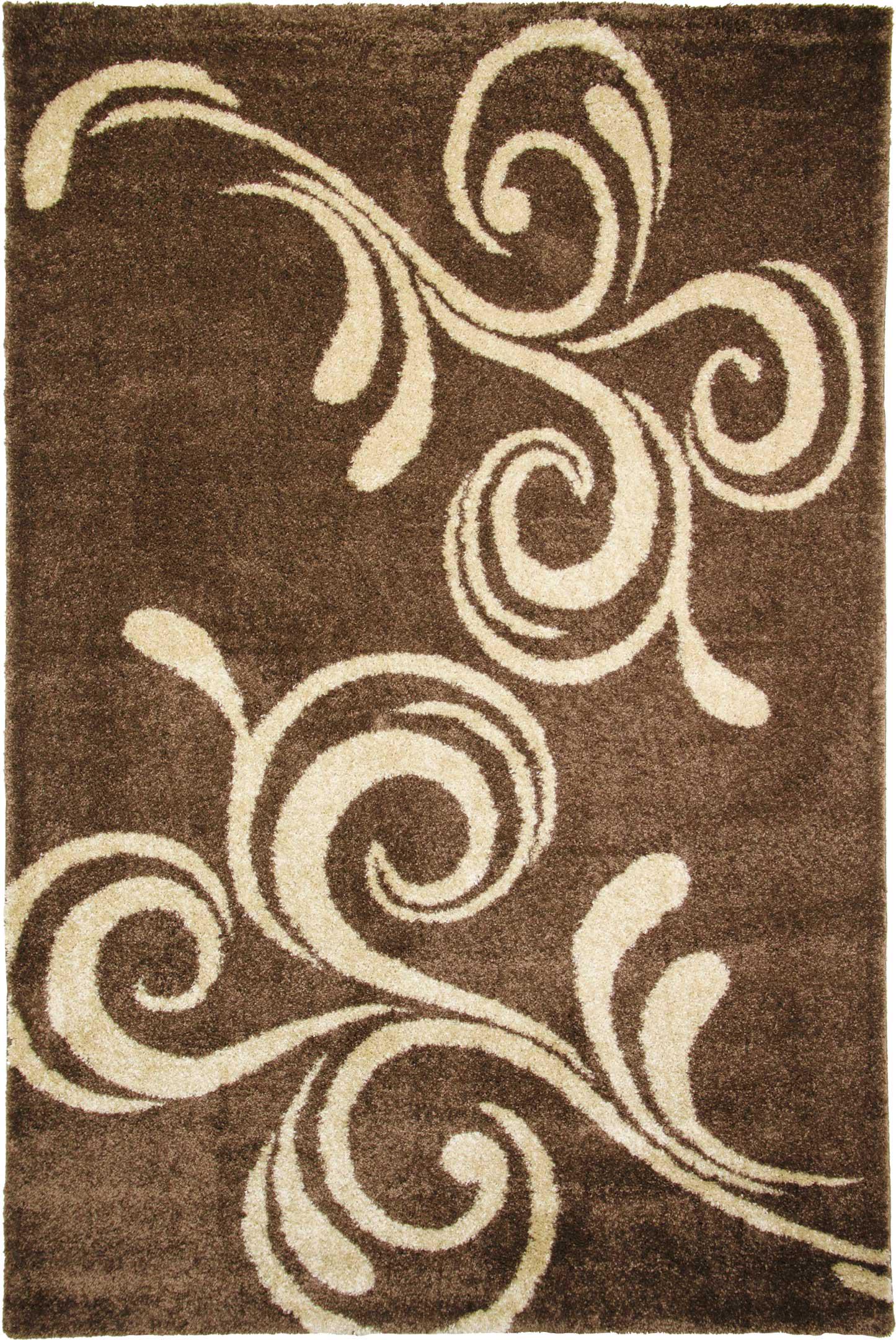 Ковер с длинным ворсом Karat Fantasy 12520/98 2x3 м прямоугольный Коричневый (00-00005371)