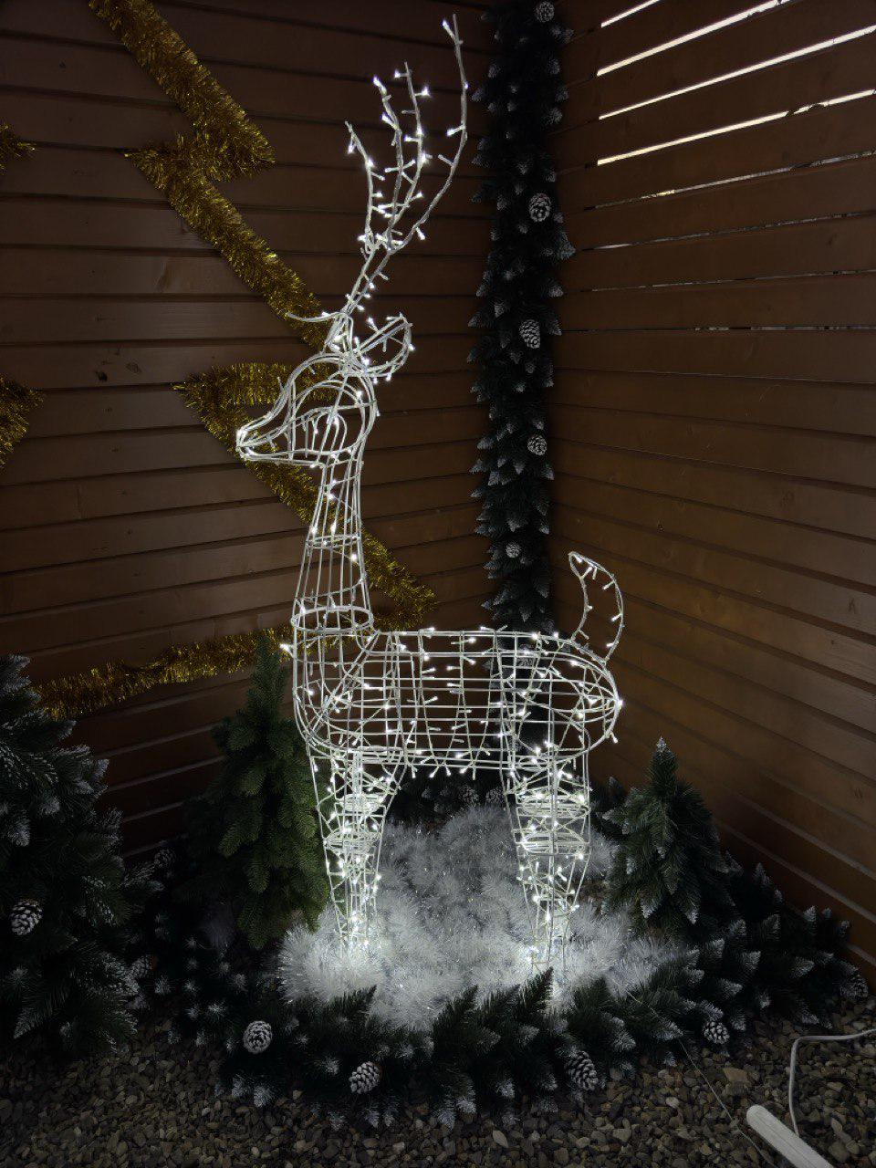 Фигура новогодняя Светодиодный олень 1,5 м (Ol15) - фото 2
