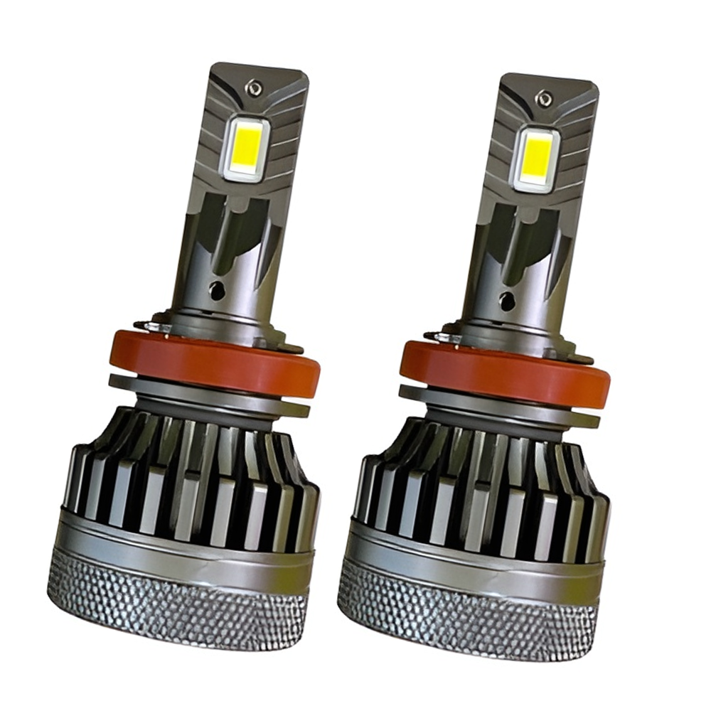 Лампы led автомобильные в фару 2 шт Andowl Q-D9 H11 ближний и дальний свет противотуманные Черный (640c48b4)