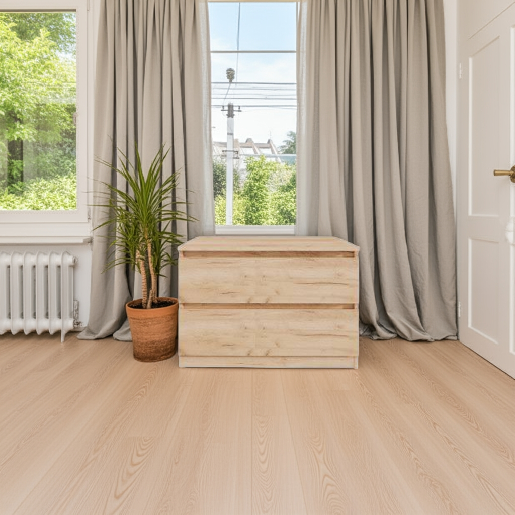 Комод MEBEX на 2 шухляди 80х40х54,4 см Дуб Крафт (VM2B800DC) - фото 1