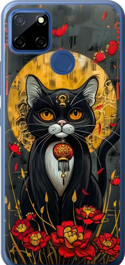 Чехол на Realme 7i China Cat (6134t-2486-42517)