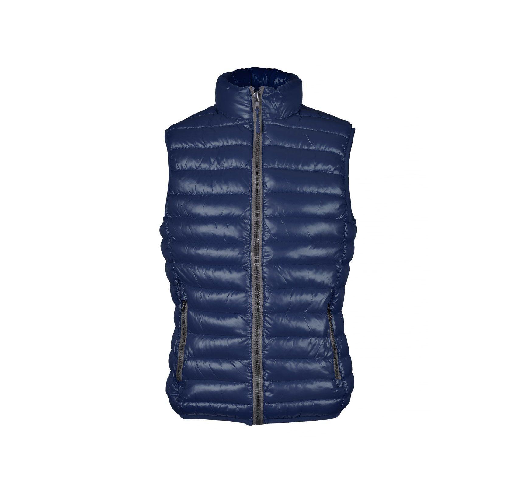 Жилет женский Shell стеганый с воротником-стойкой XL Темно-синий