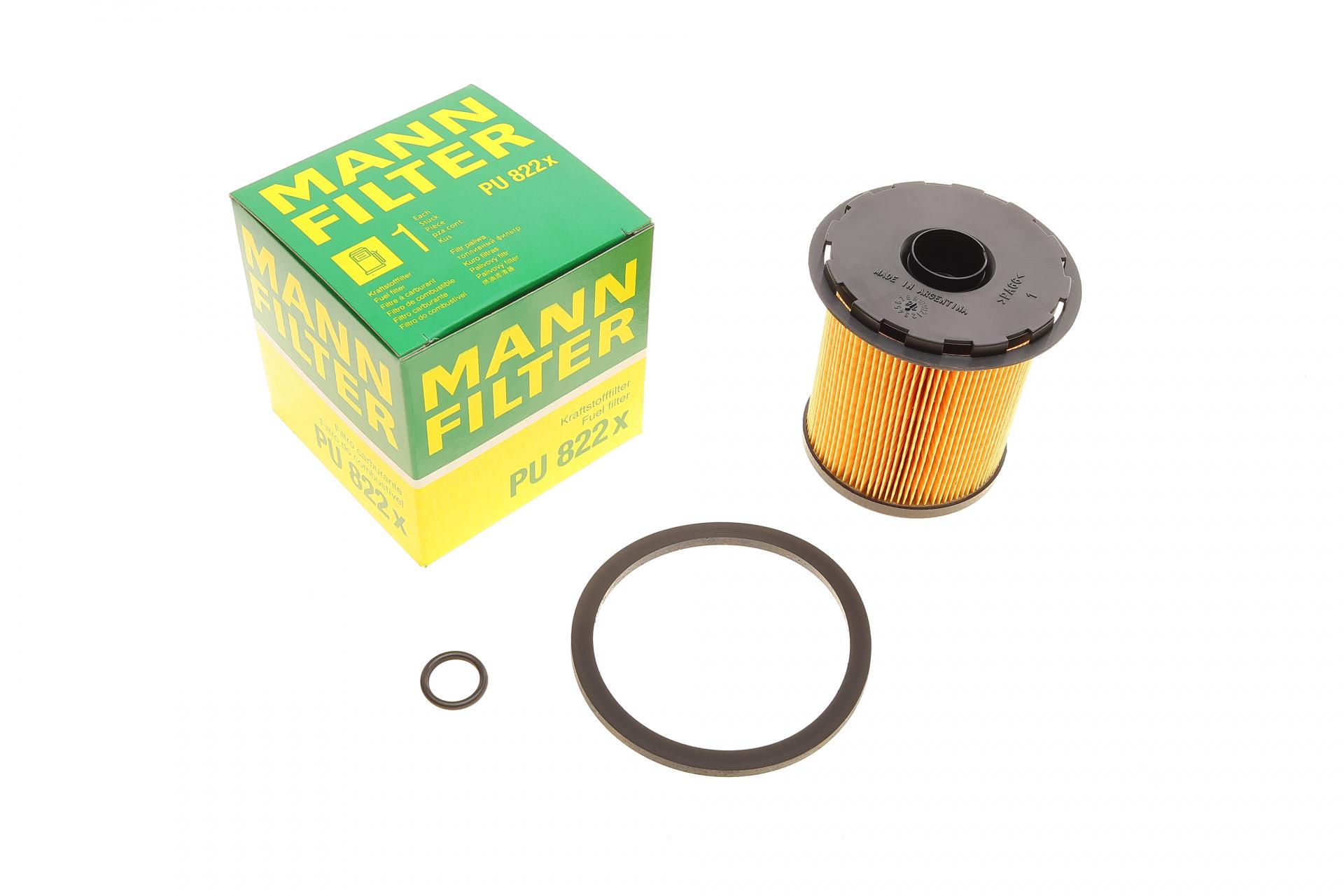 Фильтр топливный Mann-Filter для Renault Kangoo 1,9D 96- (PU 822 X)