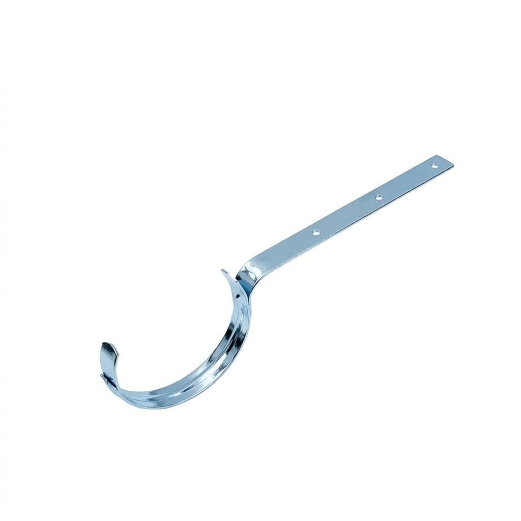 Кронштейн желоба металл оцинкованный Ф 130/2 мм (ОЦ 132)