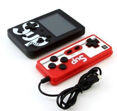 Приставка портативна з джойстиком Sup Retro Dendy 400в1 Game Box 3" на двох Чорний (8283) - фото 6 Приставка портативна з джойстиком Sup Retro Dendy 400в1 Game Box 3" на двох Чорний (8283) - фото 6