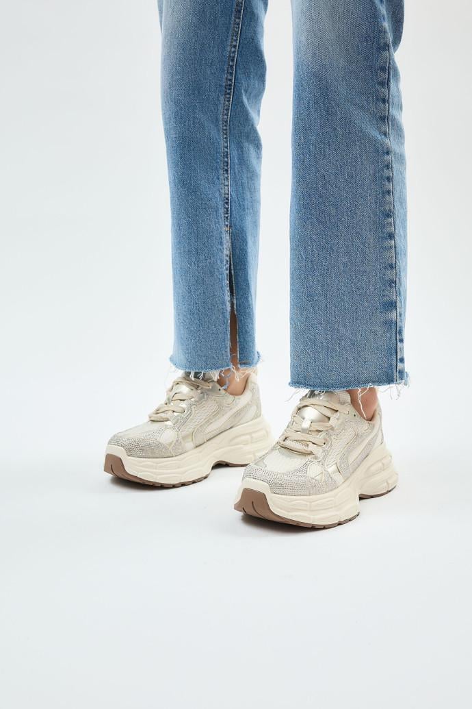 Кроссовки женские демисезонные LONZA р. 36 Бежевый (198938) - фото 3 Кроссовки женские демисезонные LONZA р. 36 Бежевый (198938) - фото 3