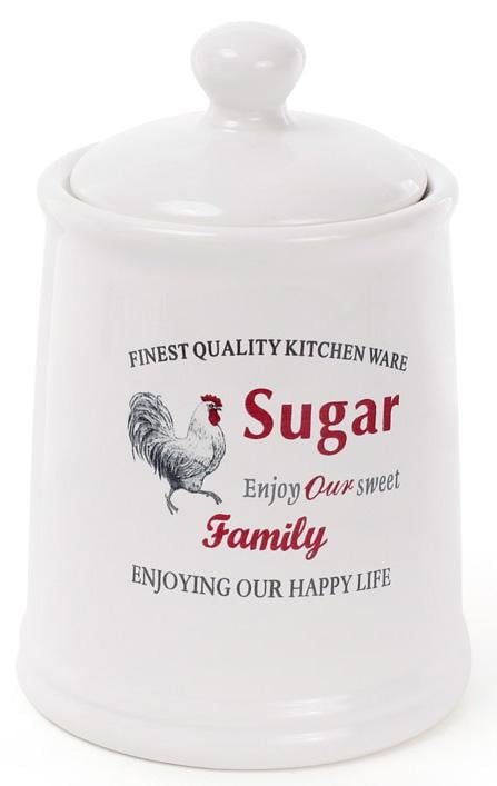 Банка керамическая Тоскана Family SUGAR 800 мл для хранения сыпучих продуктов (BD-875-373)