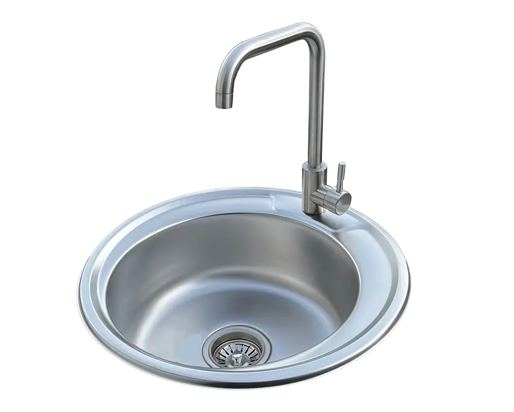 Комплект кухонної мийки Kroner KRP Dekor-490 0,8 мм (31999)