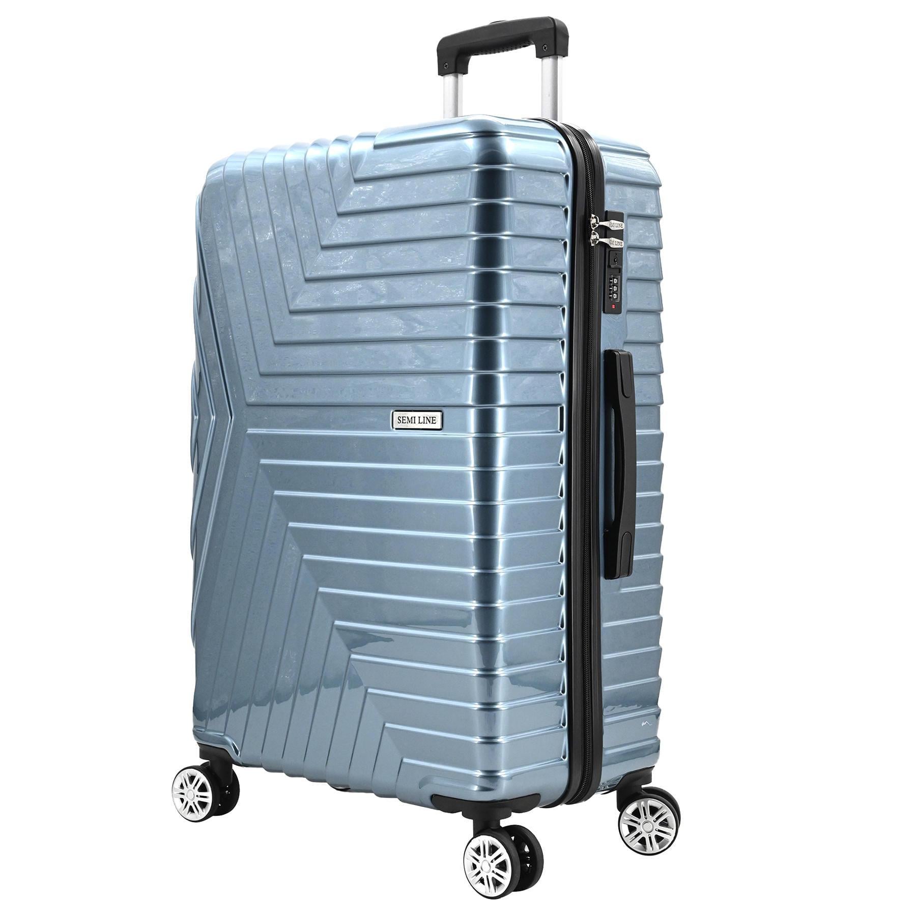 Чемодан средний SEMI LINE 24" Polycarbonate/ABS-Plastic M Blue (T5764-2)