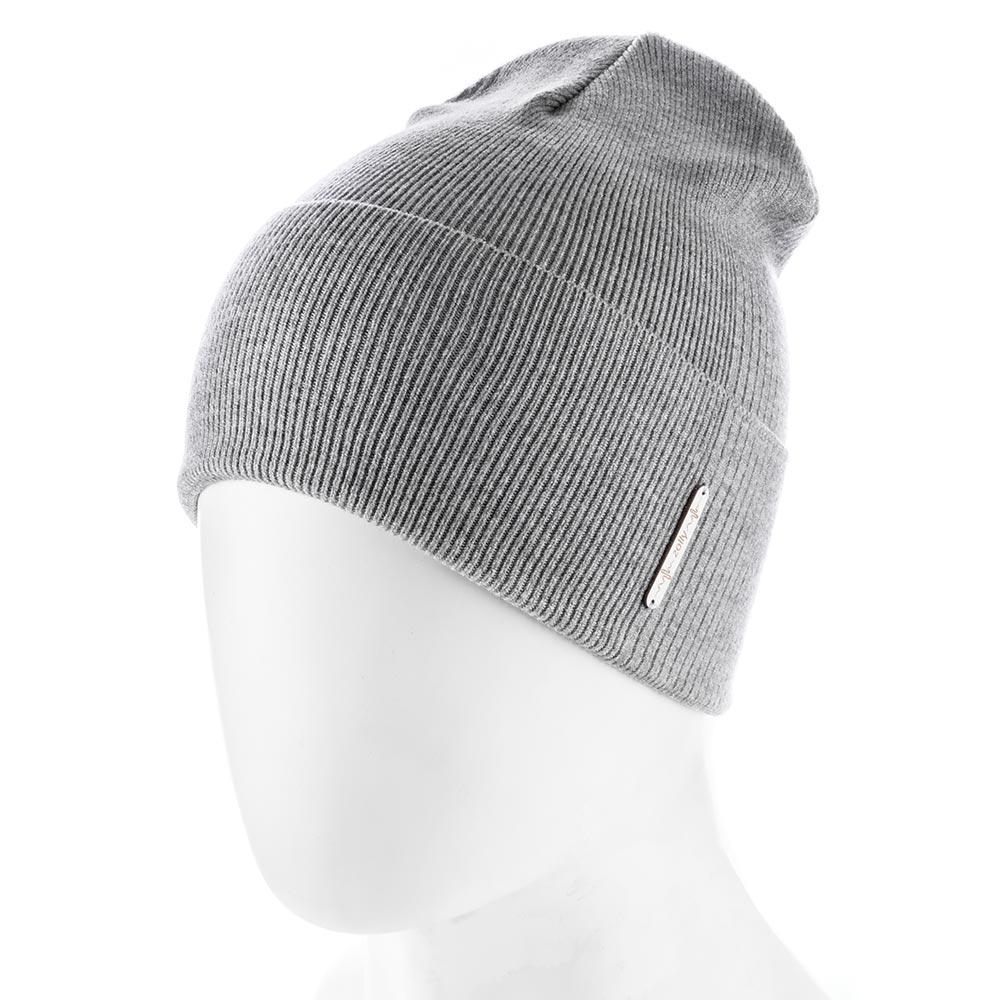 Шапка-бини Zolly ZH251 из вискозы одинарная с отворотом One size Зола (147074)