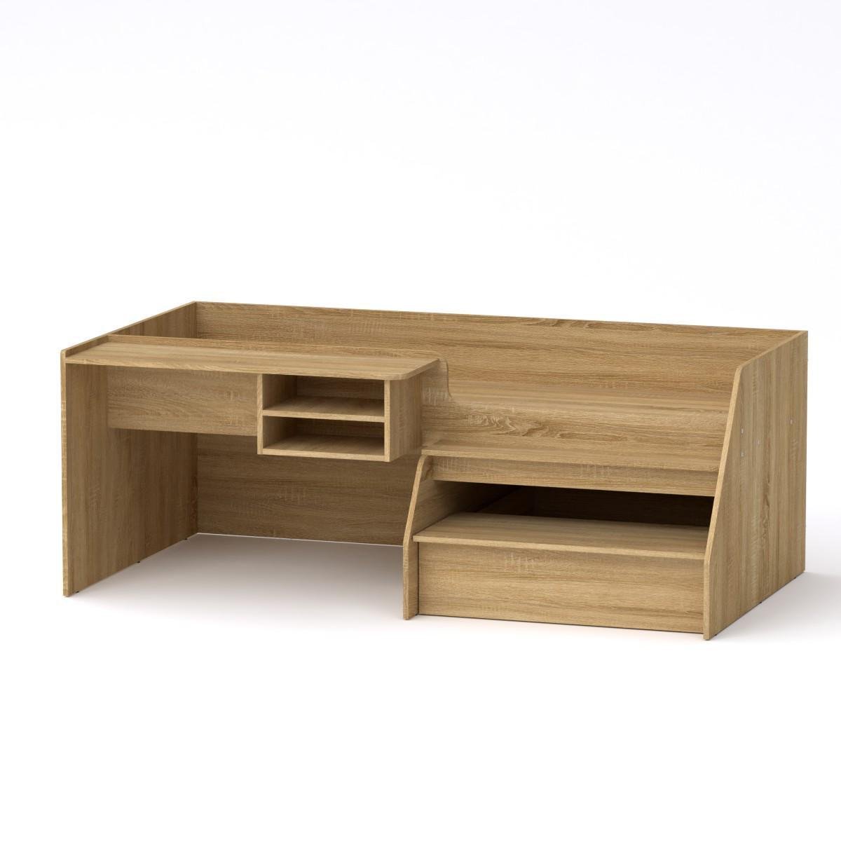 Ліжко двоярусне зі столом МебліКо Універсал-3 194х107х72 см Дуб сонома (k-1748-3) - фото 1 Ліжко двоярусне зі столом МебліКо Універсал-3 194х107х72 см Дуб сонома (k-1748-3) - фото 1