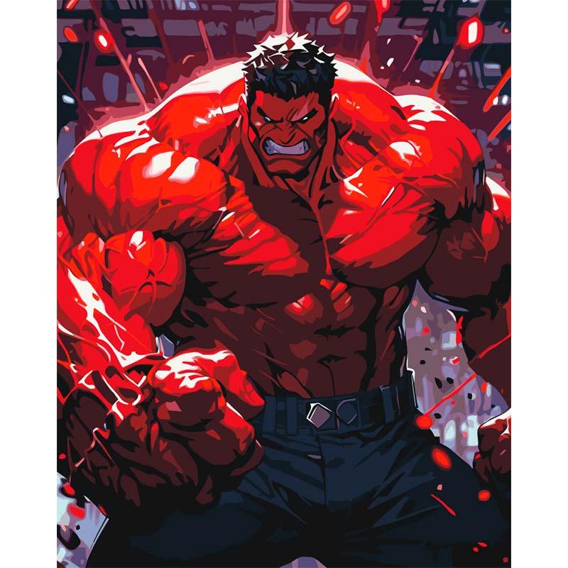 Картина по номерам ART CRAFT Красный халк 40х50 см (16522-AC)