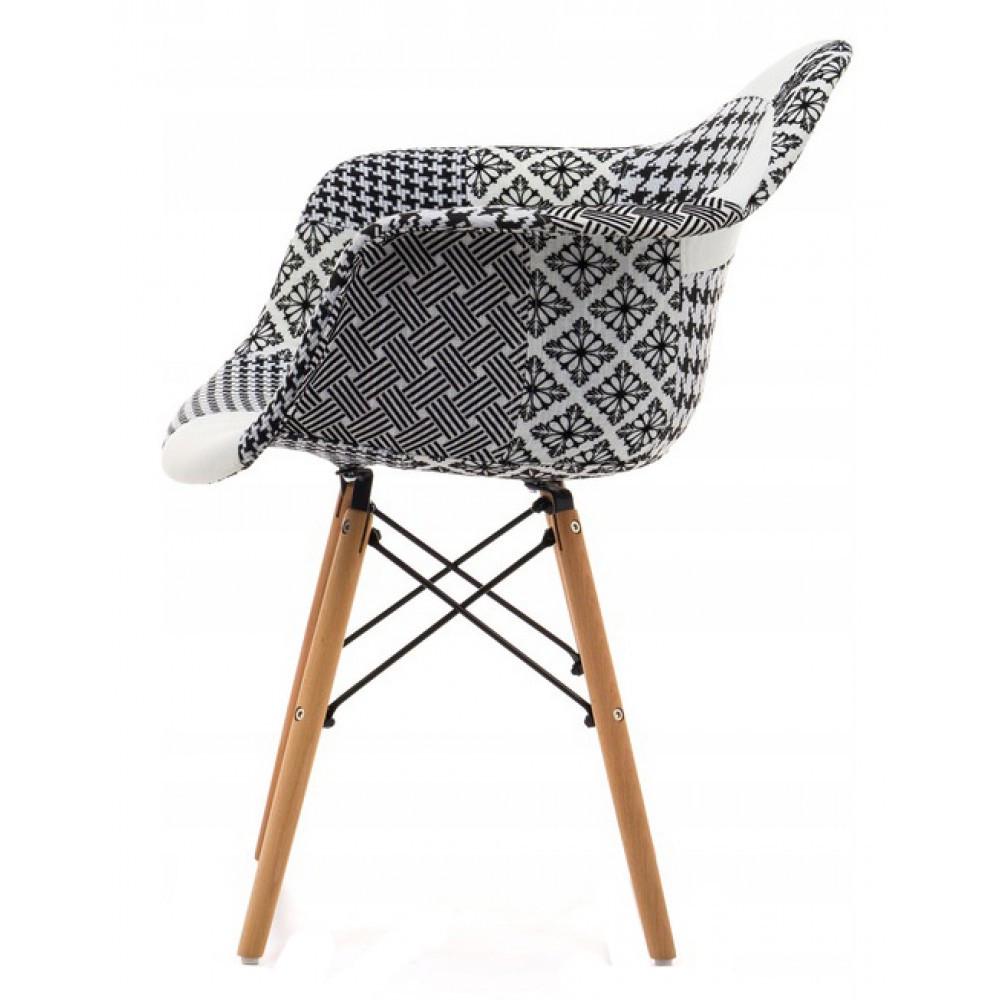 Стул для кухни обеденный Bonro В-437 PW02 PATCHWORK (42300084) - фото 2 Стул для кухни обеденный Bonro В-437 PW02 PATCHWORK (42300084) - фото 2