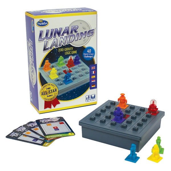 Настольная игра-головоломка Thinkfun Lunar landing Лунная посадка (6802) - фото 1 Настольная игра-головоломка Thinkfun Lunar landing Лунная посадка (6802) - фото 1
