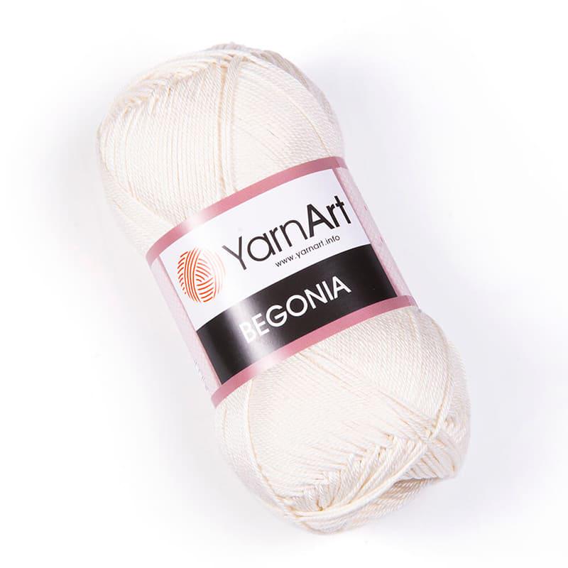 Пряжа YarnArt Begonia 6282 Молочный