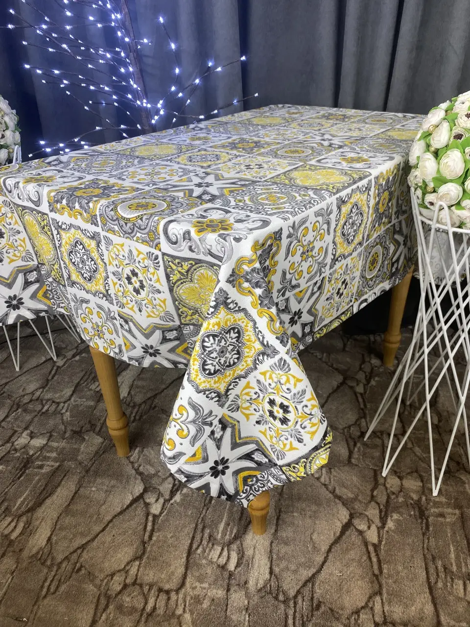 Скатертина водовідштовхувальна тефлонова прямокутна 140x170 см (30028-p2)