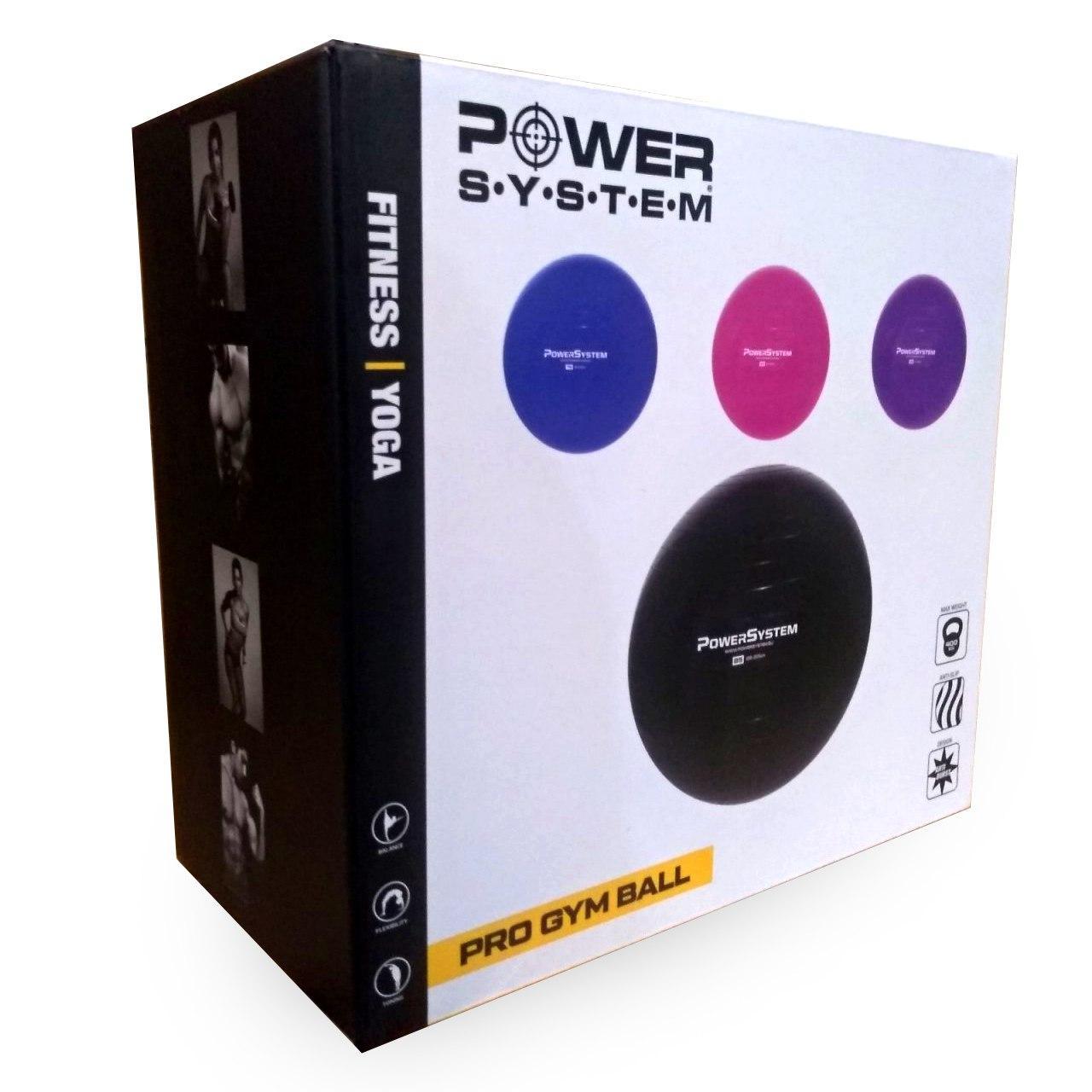 Мяч для фитнеса и гимнастики Power System PS-4013 75 см Blue - фото 3