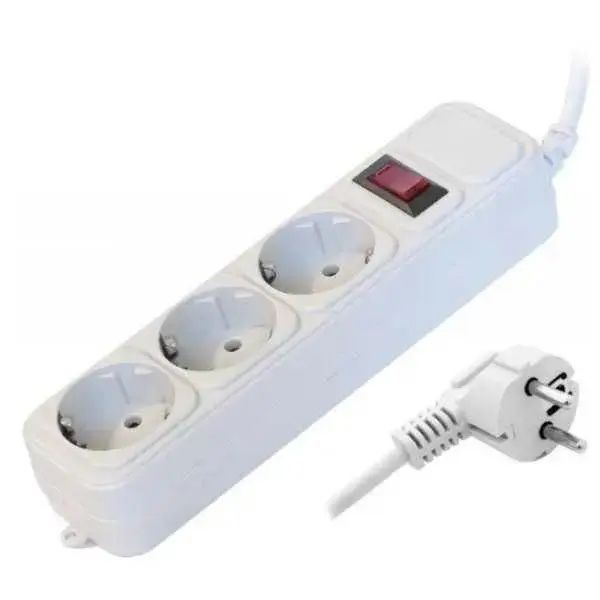 Сетевой фильтр GREELITE SP3 4797 3 розетки 1,8kW 10A 5 м White (31022244) Сетевой фильтр GREELITE SP3 4797 3 розетки 1,8kW 10A 5 м White (31022244)