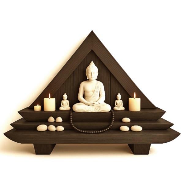 Алтарь для медитации из дерева Артима Мокко (ЛАТ-006910)