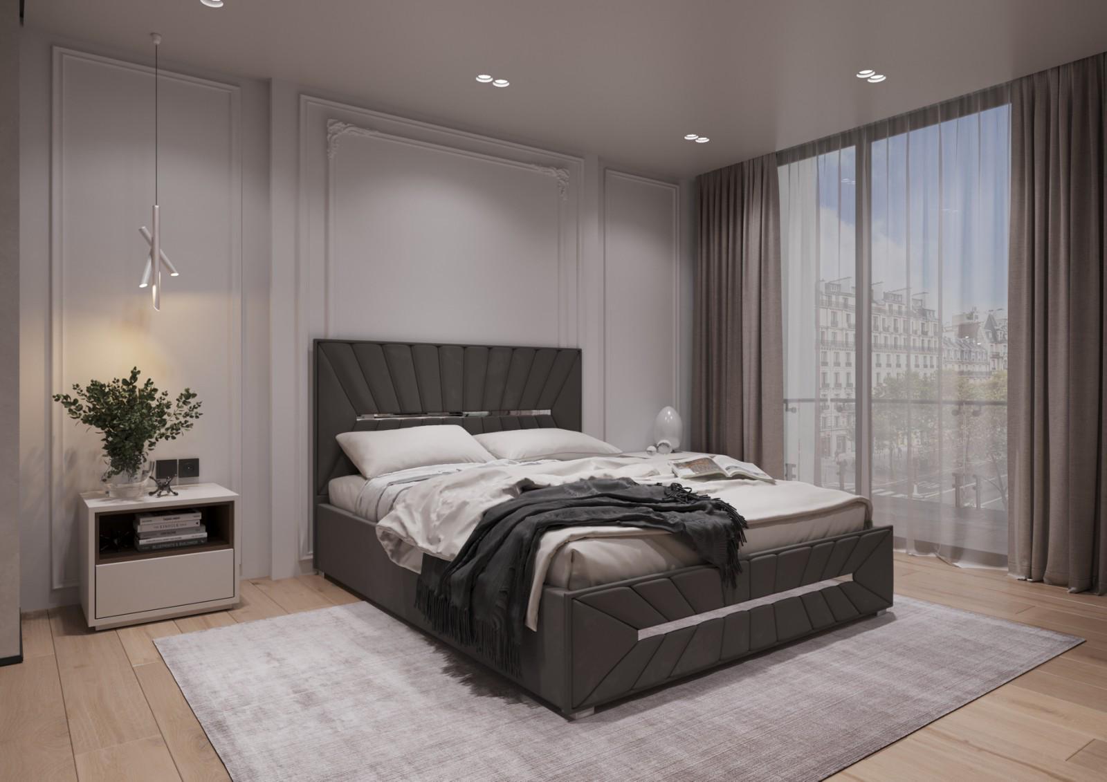 Кровать Анабель с подъемным механизмом allure 180х200 см Ocean (12377528) - фото 2