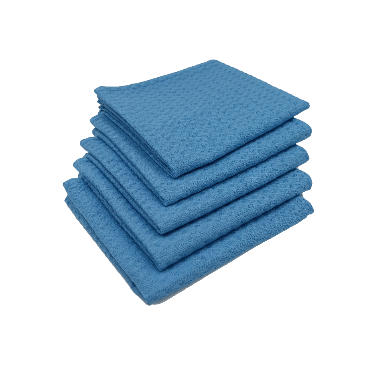 Набір рушників для кухні SUNROZ 30х60 см 5 шт. Блакитний (LS-020)