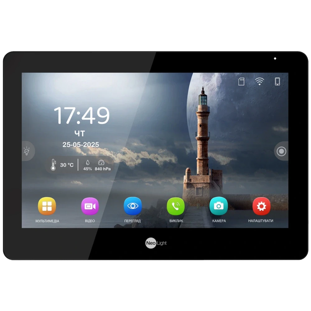 Відеодомофон NeoLight MEZZO Hybrid Black (2879759365)