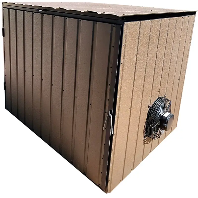 Бокс для генератора с шумоизоляцией и вентилятором Хеопс-уют №22В (29680540)