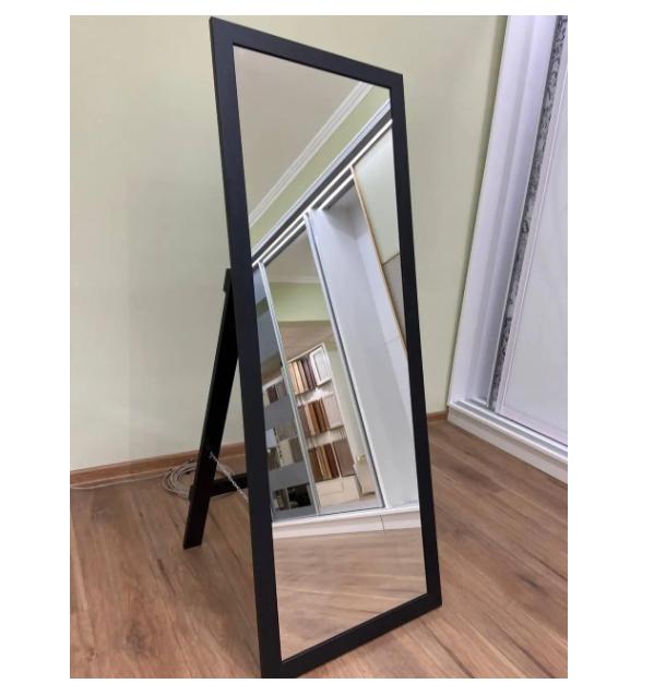 Напольное зеркало 1800 в прямой раме на ножке 1500х800 мм Черный (29358434) - фото 3 Напольное зеркало 1800 в прямой раме на ножке 1500х800 мм Черный (29358434) - фото 3